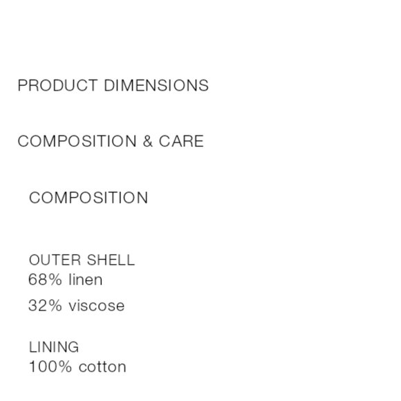 Zara Zw Collection Linen Blend Ecru Buttoned Volume Vest Sz-L - Picture 10 of 10